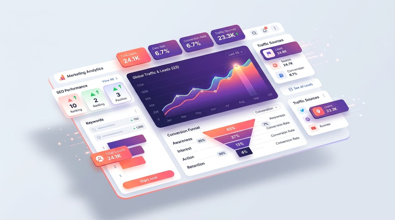 Tyagi Technology Digital Marketing Growth Dashboard
